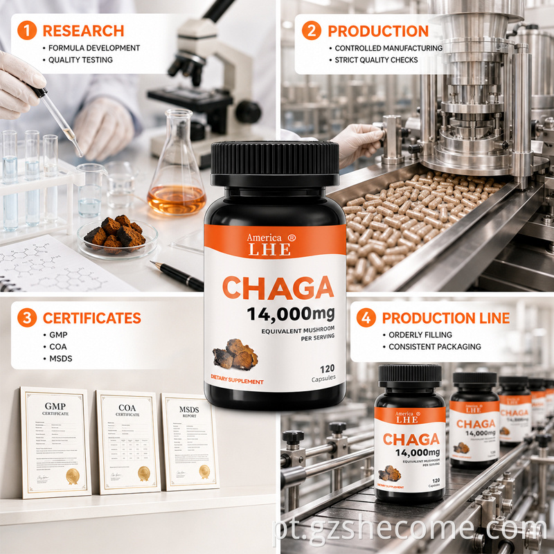 Chaga Mushrooms Capsules10